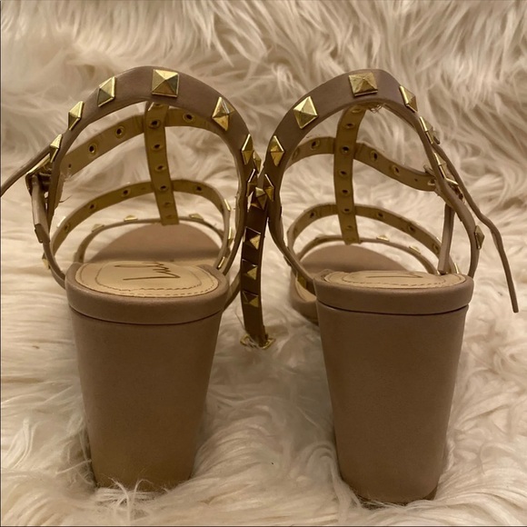 Lulus Studded Ankle Strap Sandals - Nude - Picture 4 of 6